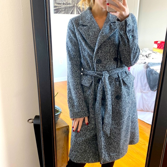 Simply Vera Vera Wang Jackets & Blazers - Simply Vera Long Grey Coat